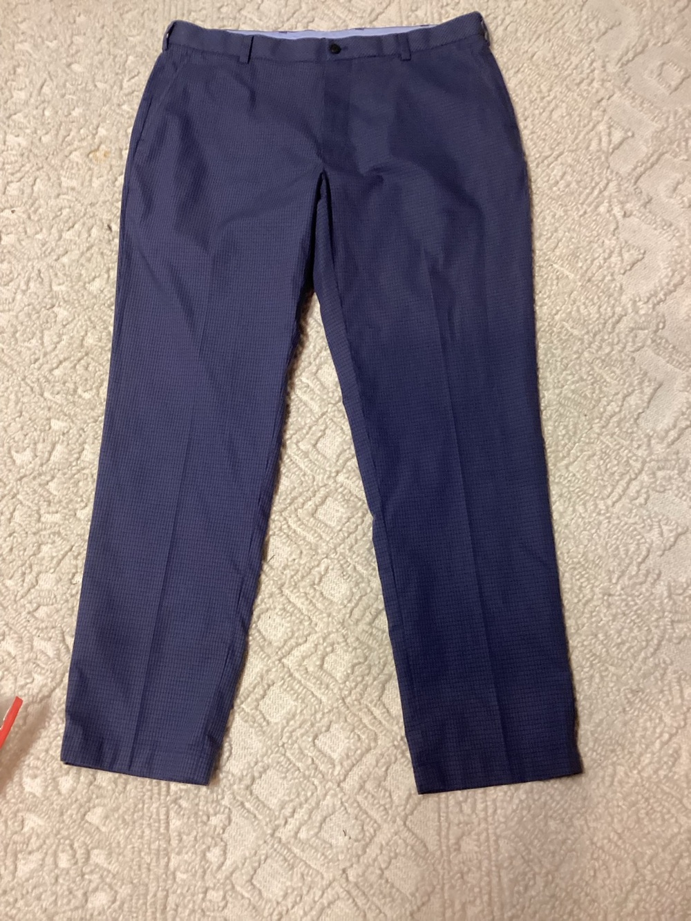 Brooks Brothers Blue Patterned Dress Pants